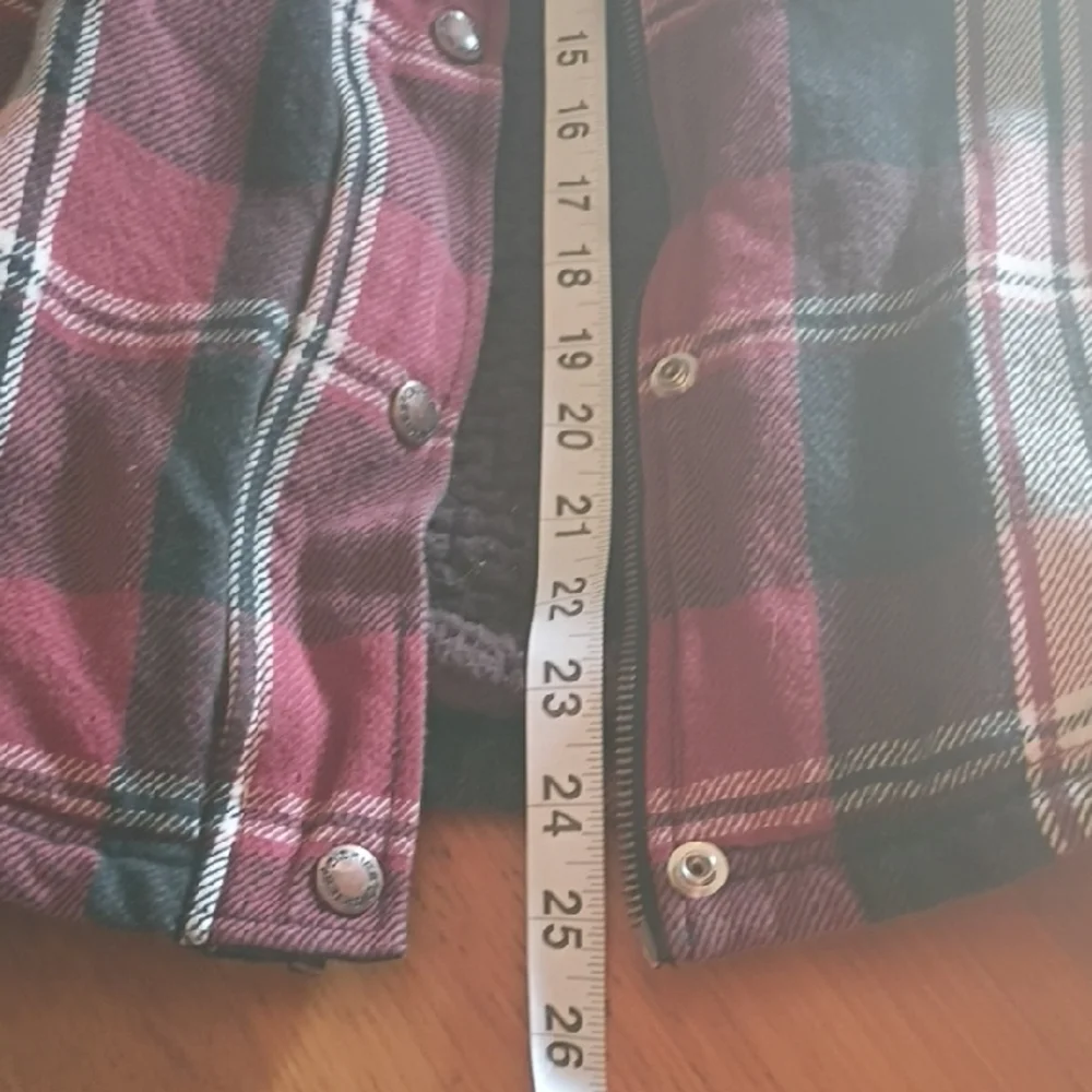 Dickies Red and Black Checkered Chore Coat Style Jacket. Size Small. - Picture 10 of 11